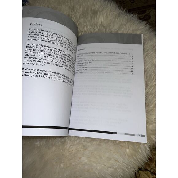 Knitting For Beginners How To Craft Crochet Knit Stitches & Patterns - Picture 6 of 8